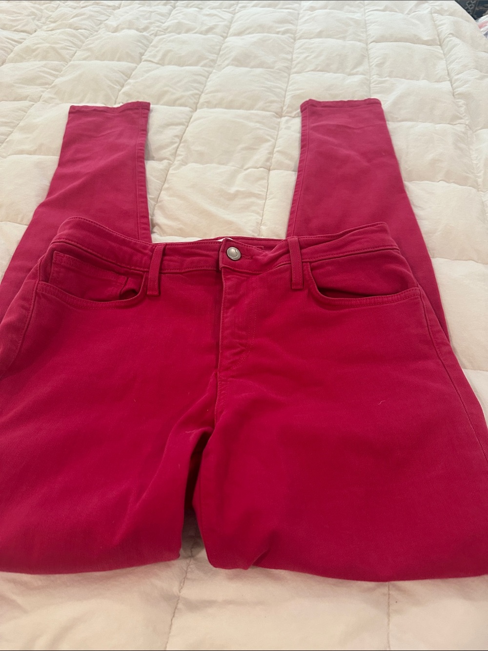 Joe's Jeans Vibrant Pink Skinny Jeans